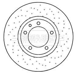 BORG & BECK Тормозной диск BBD6044S